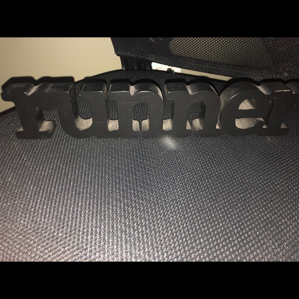 Runner Decorative Table Top Sign
